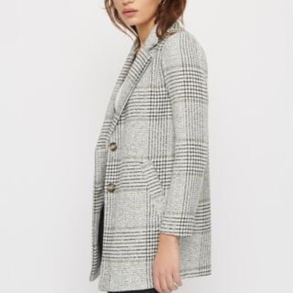 HOUNDSTOOTH TEXTURED DYNAMITE TRENCH - Picture 4 of 11
